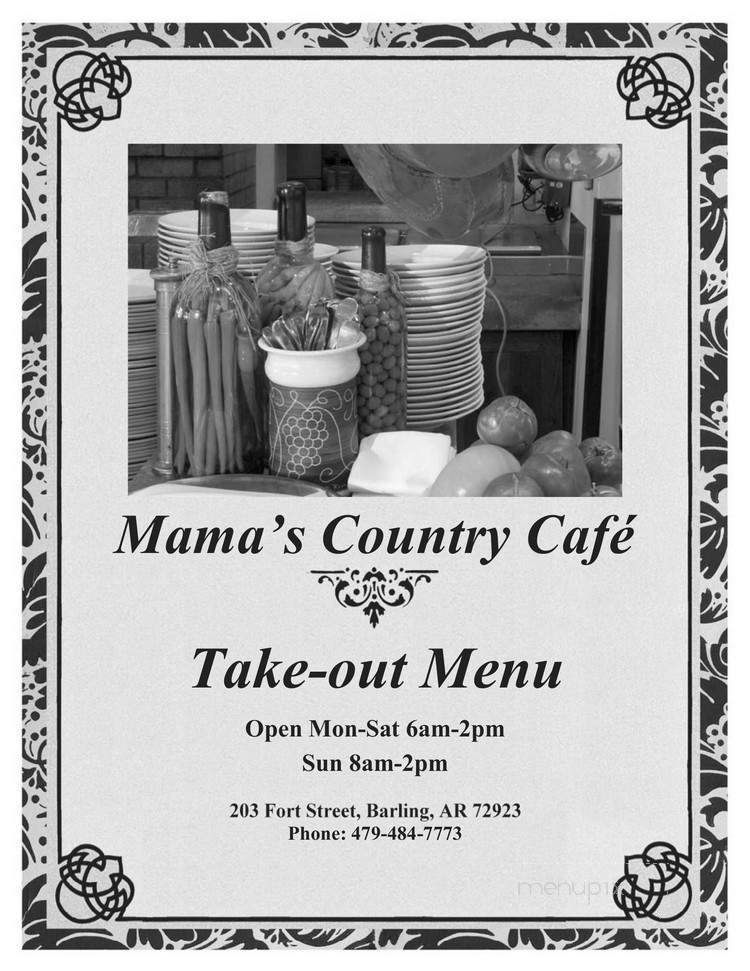 Mama's Country Cafe - Barling, AR