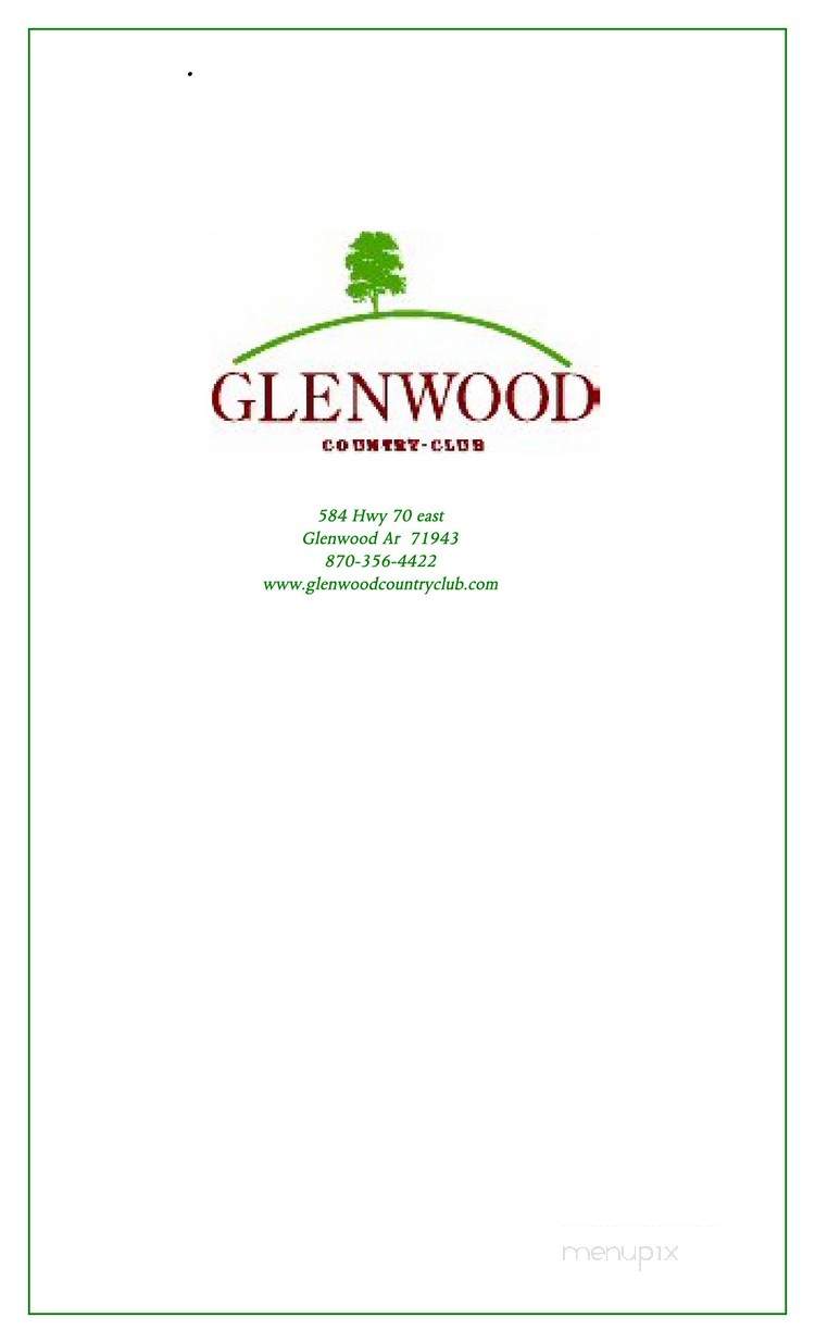 Glenwood Country Club Restaurant - Glenwood, AR