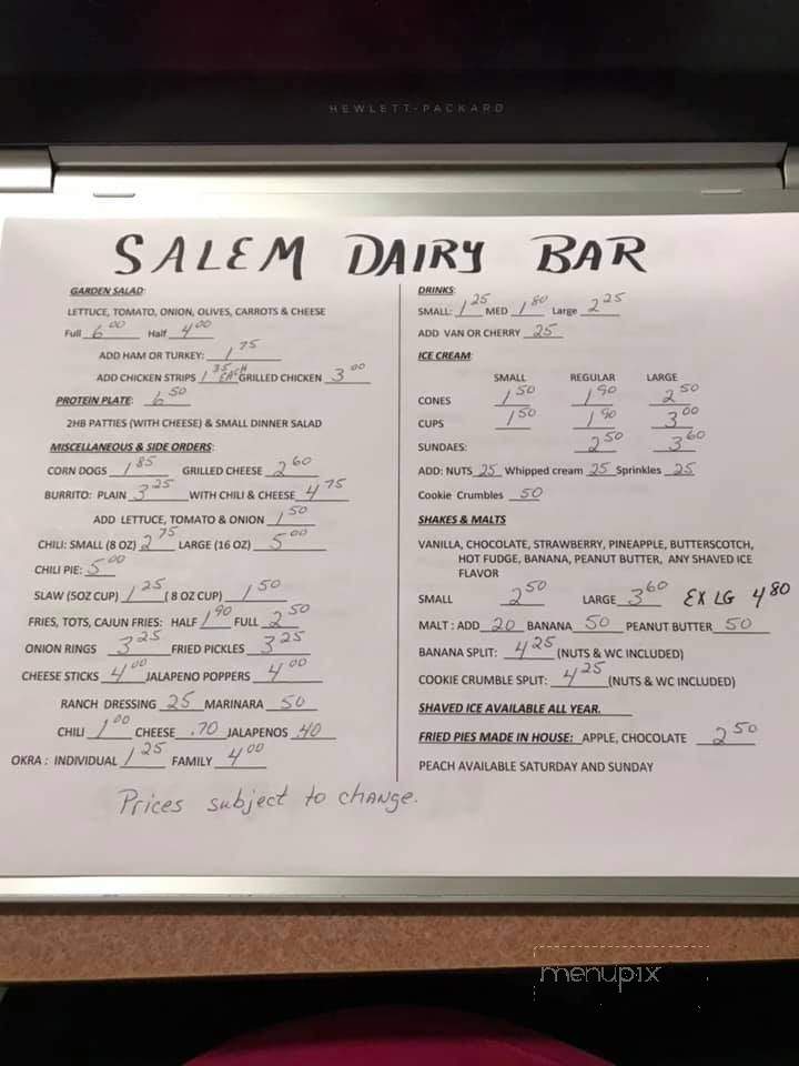 Salem Dairy Bar - Benton, AR