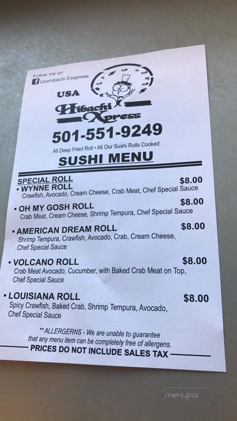 Usa Hibachi Express - Wynne, AR