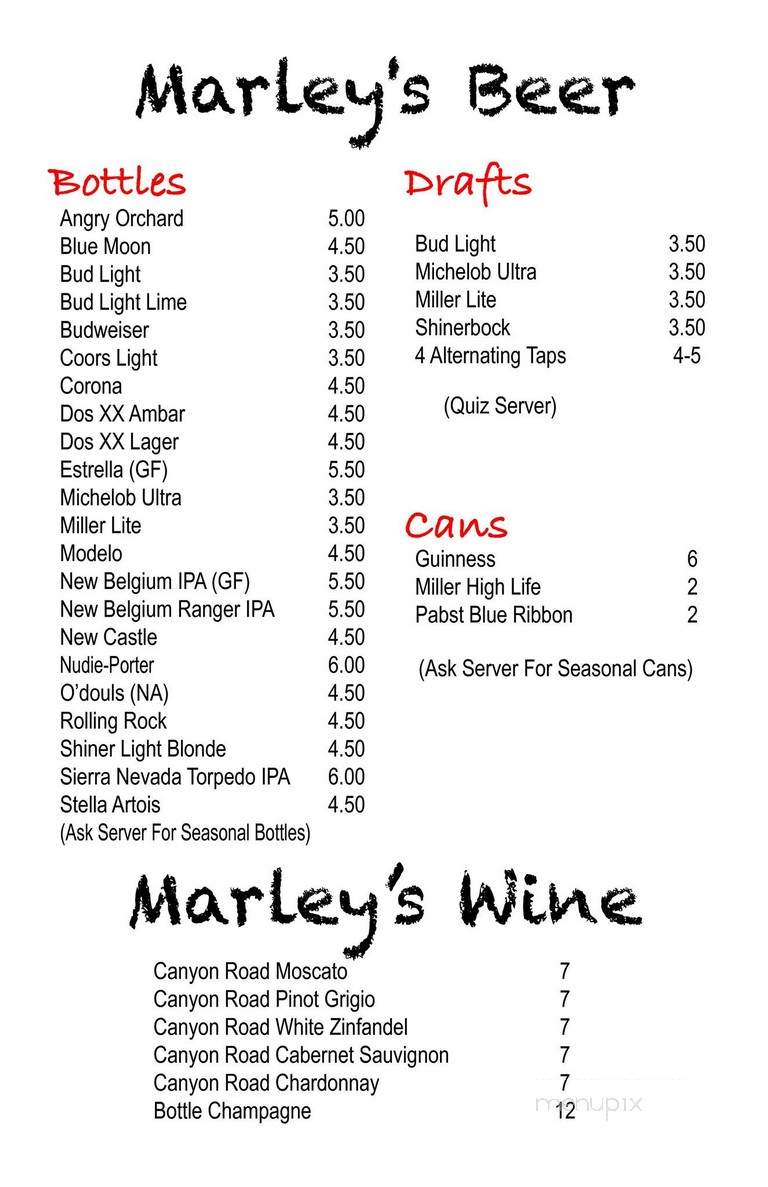 Marley's Chicago Style Pizzeria - Fayetteville, AR