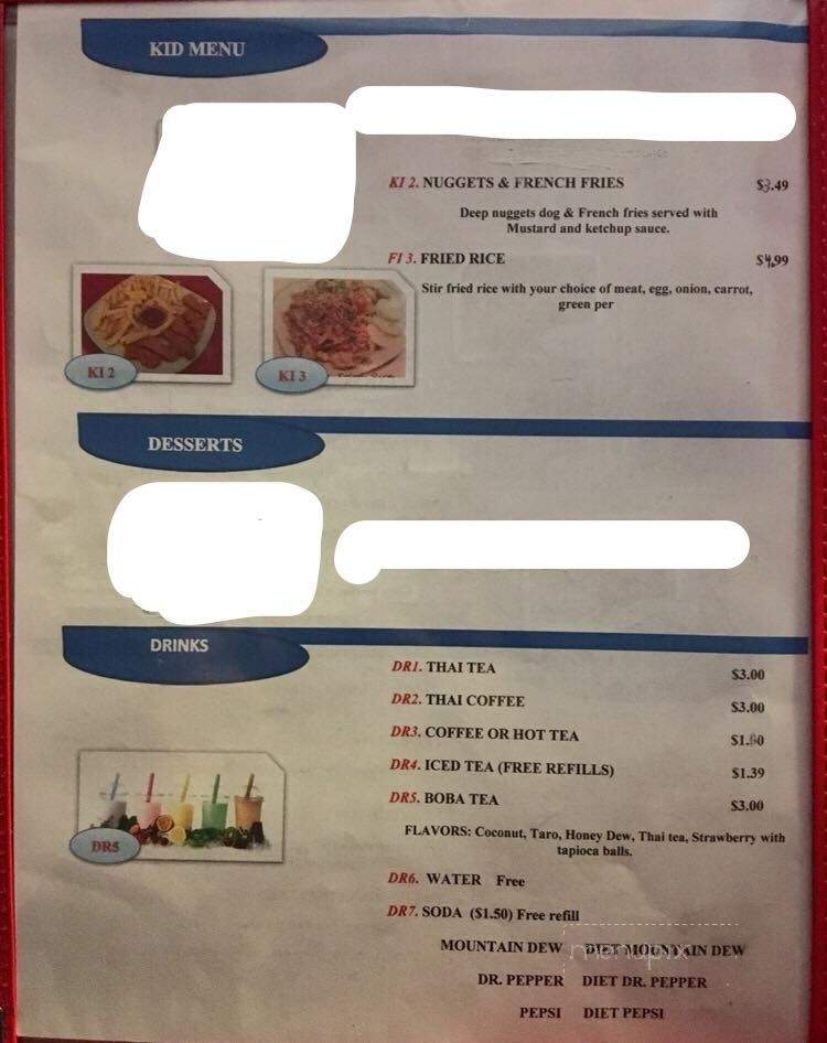 Aj's Thai Cuisine and Donuts - Mansfield, AR