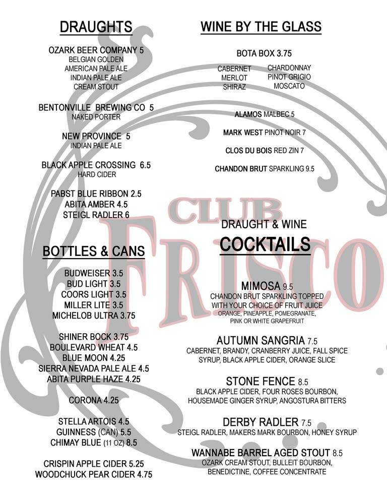 Club Frisco - Rogers, AR