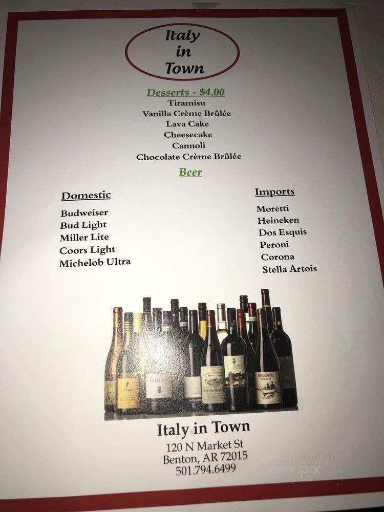 Italy In Town - Benton, AR