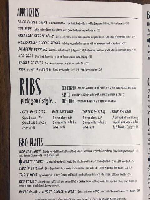 RazorBack Ribs - Yellville, AR