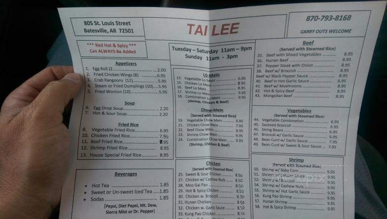 Tai Lee's - Batesville, AR