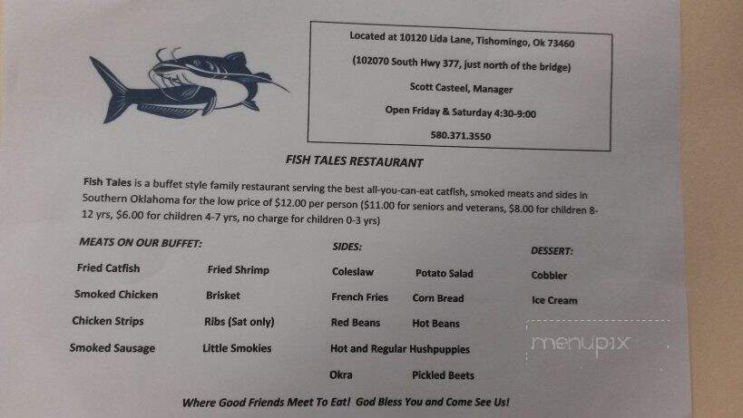 Fish Tales Restaurant - Tishomingo, OK