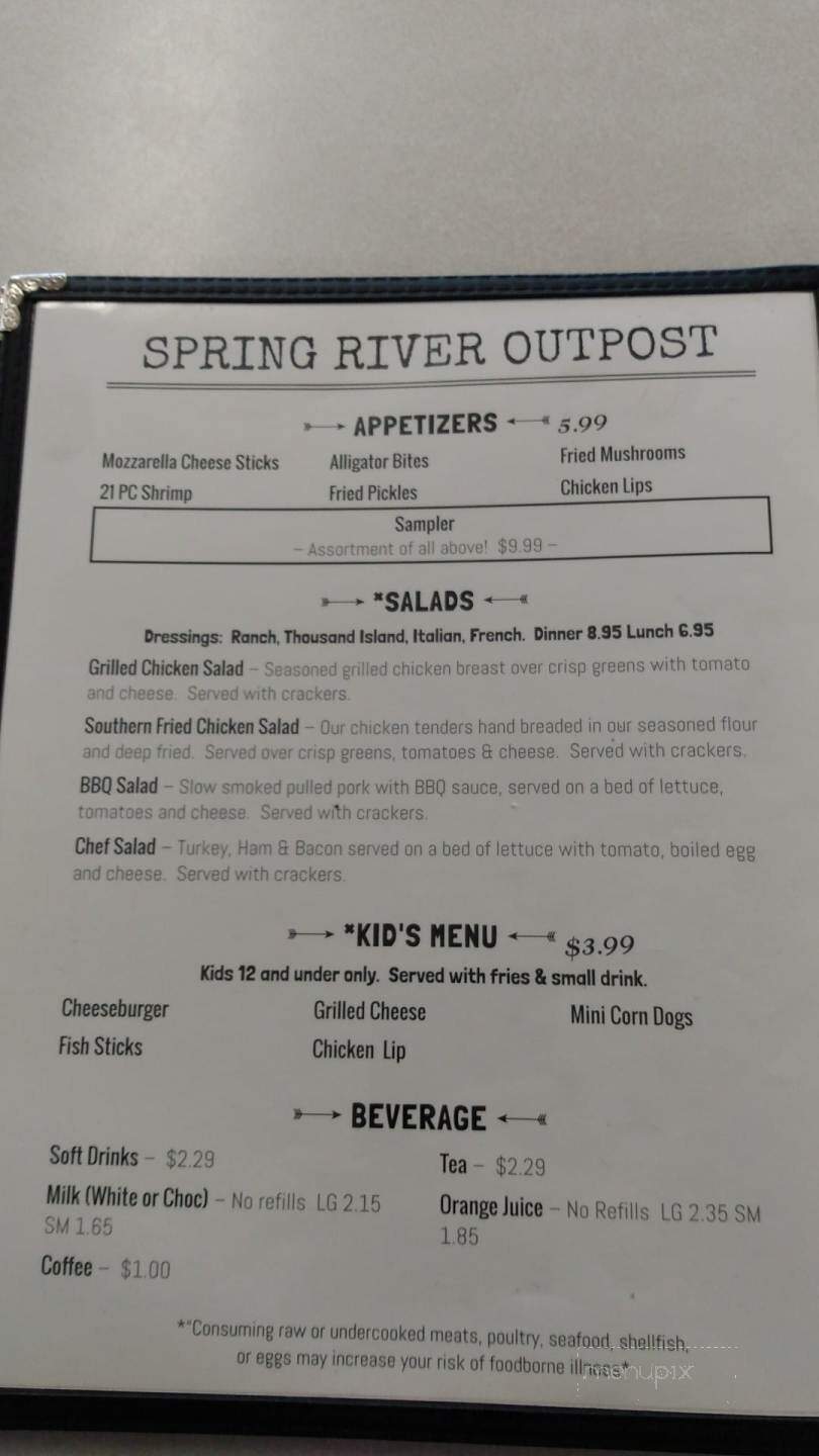 Spring River Outpost - Ravenden, AR