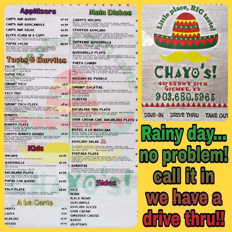 Chayo's - Gilmer, TX