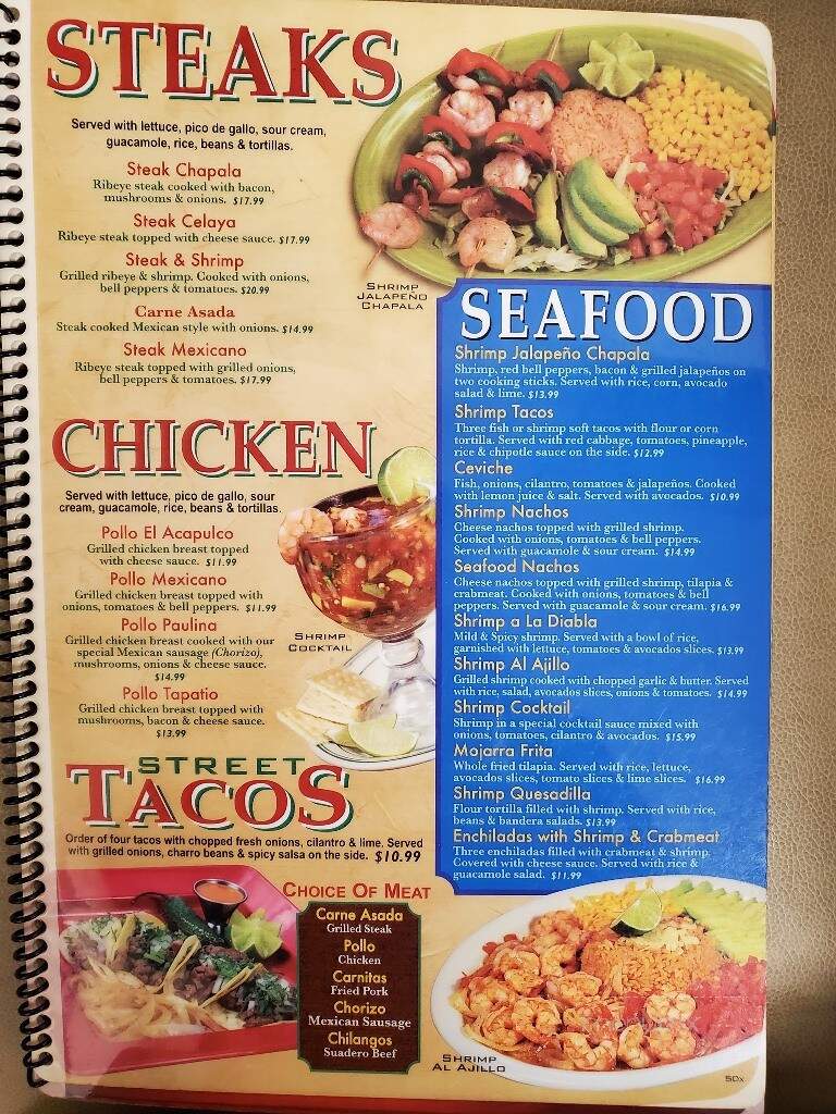 Chapala Mexican Grill - Brookeland, TX