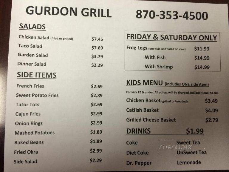 Gurdon Grill - Gurdon, AR