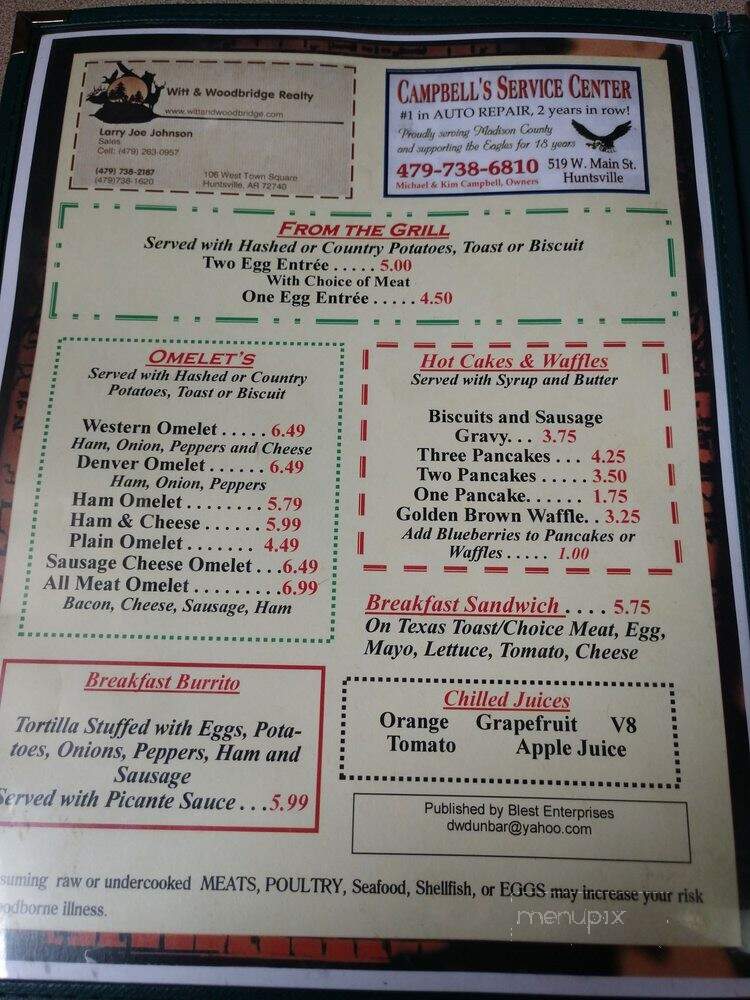 Crossbow Restaurant - Huntsville, AR