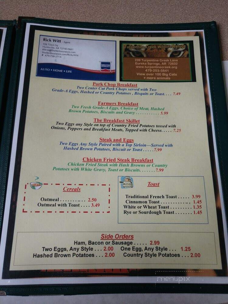 Crossbow Restaurant - Huntsville, AR