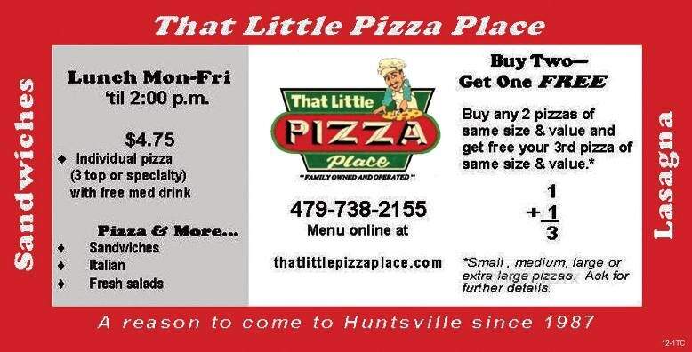 That Little Pizza Place - Huntsville, AR