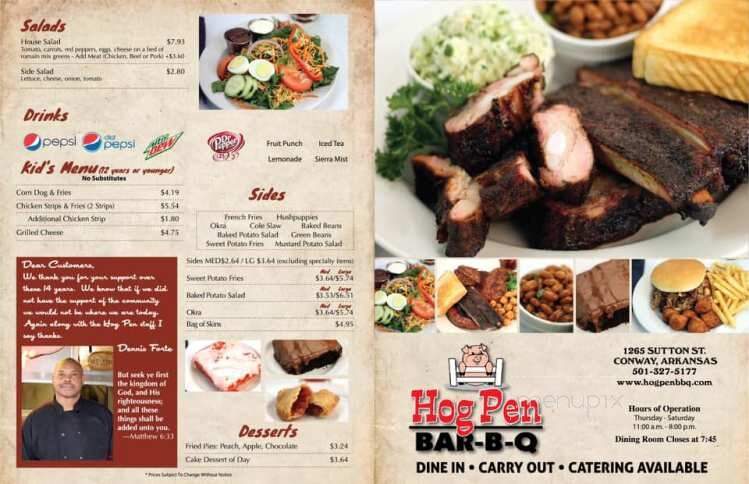 Hog Pen Barbecue - Conway, AR