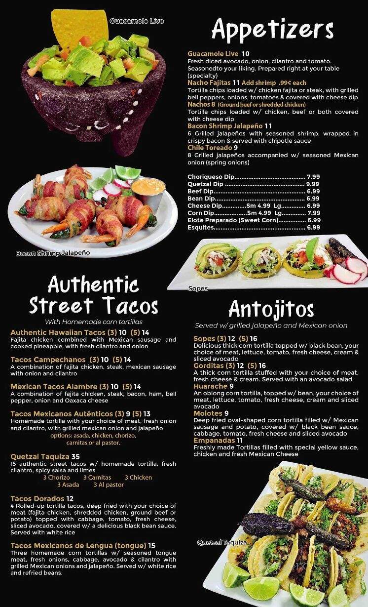 Quetzal Authentic Mexican Cuisine - Hot Springs, AR