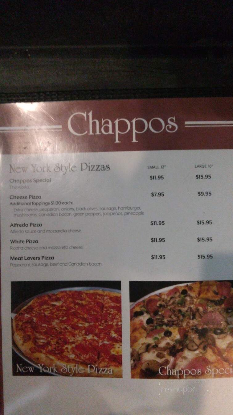 Chappos Pizza & Pasta - Texarkana, TX