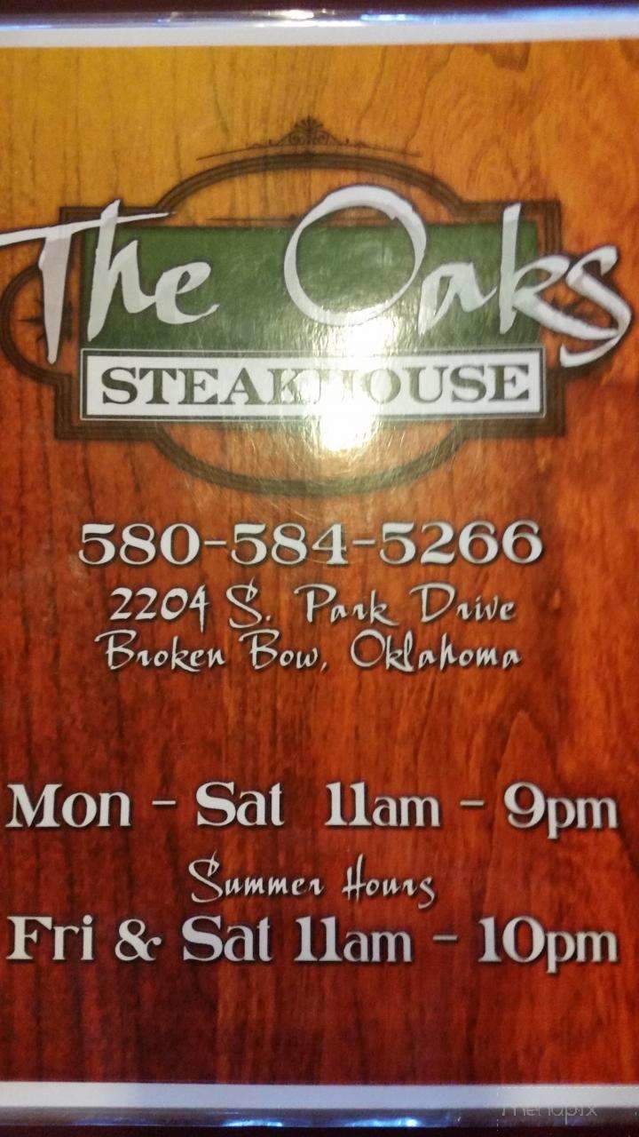 Oaks Steakhouse & Gifts - Broken Bow, OK