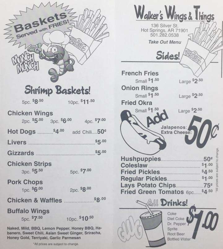 Walker's Wings & Things - Hot Springs, AR