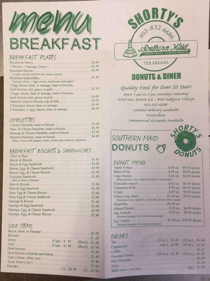 Shorty's Southernmaid Donut - Texarkana, TX