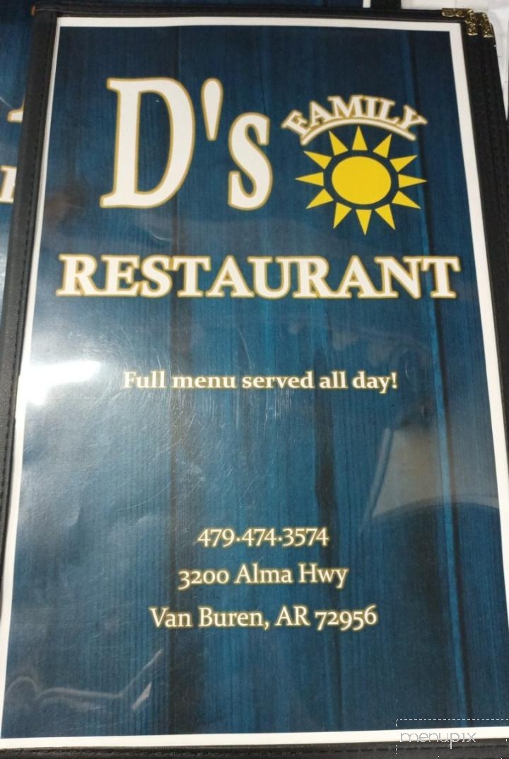 D's Family Restaurant - Van Buren, AR