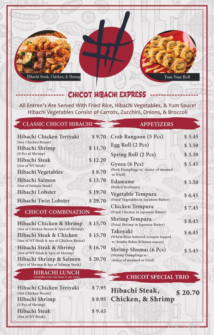 Chicot Hibachi Express - Fayetteville, AR